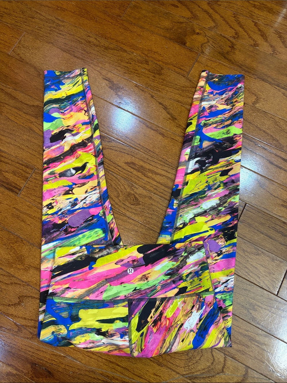 90. Lululemon Wunder Train High-Rise Tight 25" Catalyst Multi size 8 - Picture 7 of 11